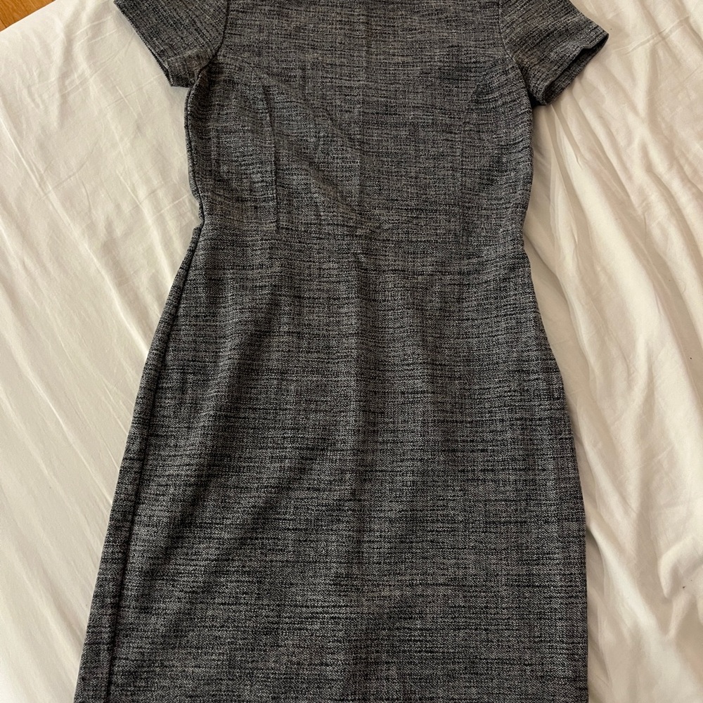 Gray banana republic work dress